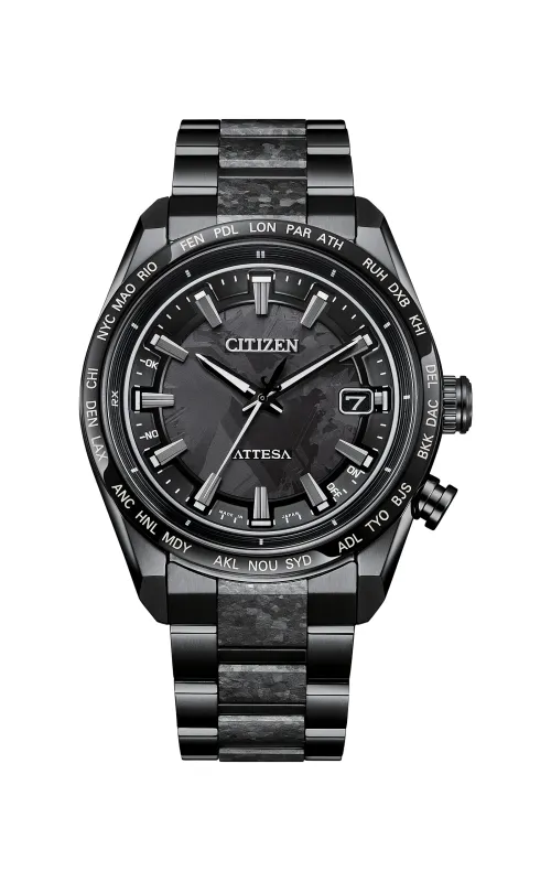 ATTESA Hakuto-R Atomic Timekeeping Black 40.6MM Watch