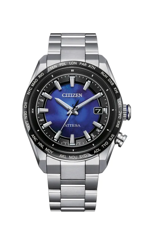 ATTESA Atomic Timekeeping Blue 40.6MM Watch