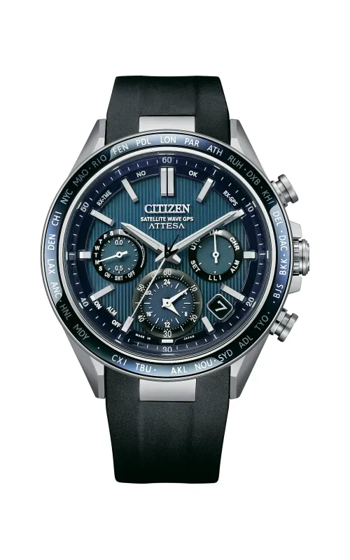 ATTESA Atomic Timekeeping Blue 44.6MM Watch
