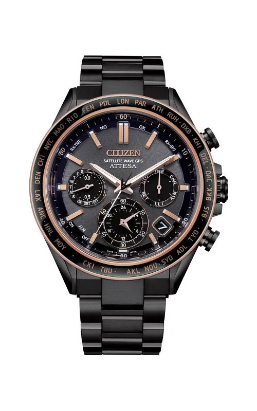 ATTESA Satellite Timekeeping Brown 44.6MM Watch