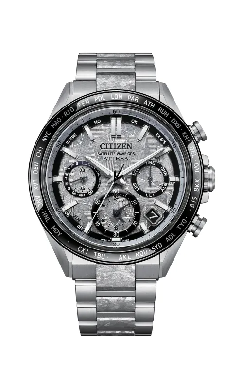 ATTESA Satellite Timekeeping Silver-Tone 44.6MM Watch
