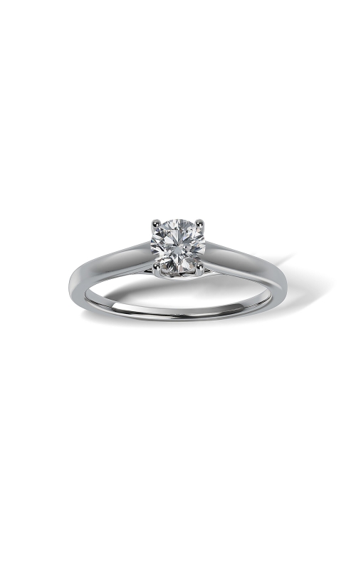 1/2 Carat Bella Round Brilliant Diamond Solitaire Ring in 14K White Gold
