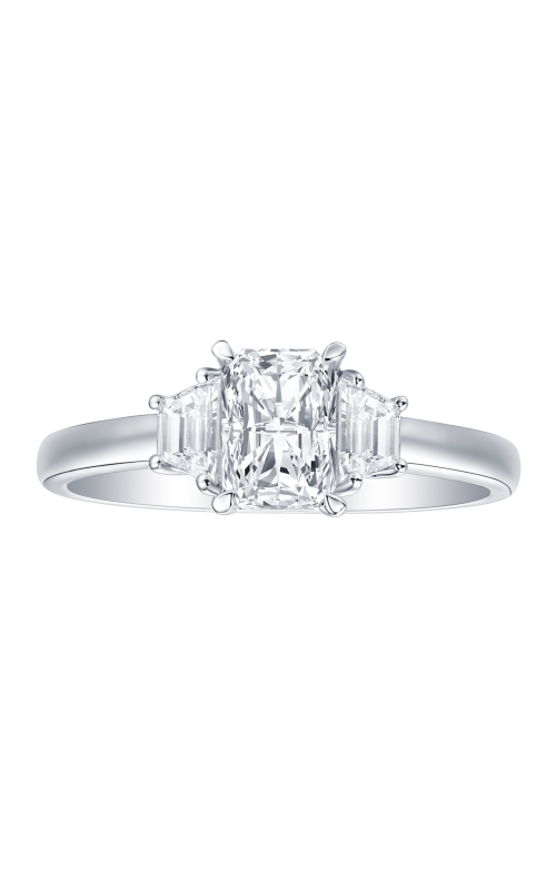 Flashpoint Created Diamond Three Stone 1/2 CTW Engagement Ring in 14K White Gold