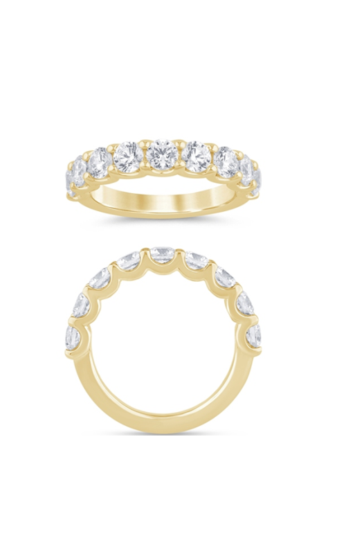 Flashpoint Created Diamond Classic Wedding Band 1 CTW in 14K Yellow Gold