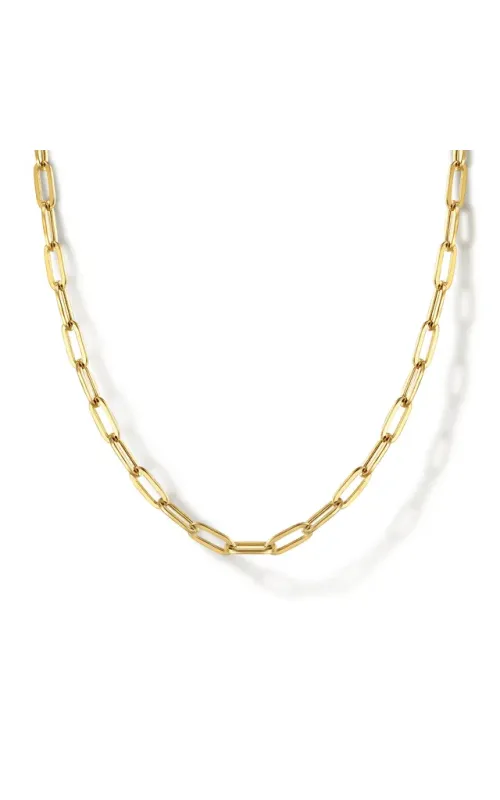 Gabriel & Co. 17 Paperclip Chain In 14K Yellow Gold