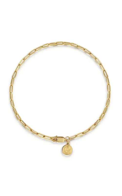 Gabriel & Co. 7 Paperclip Chain Bracelet In 14K Yellow Gold