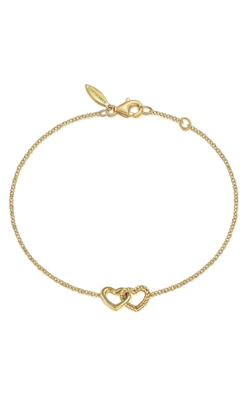 Gabriel & Co. Women's Intertwined Hearts Bracelet In 14K Yellow Gold