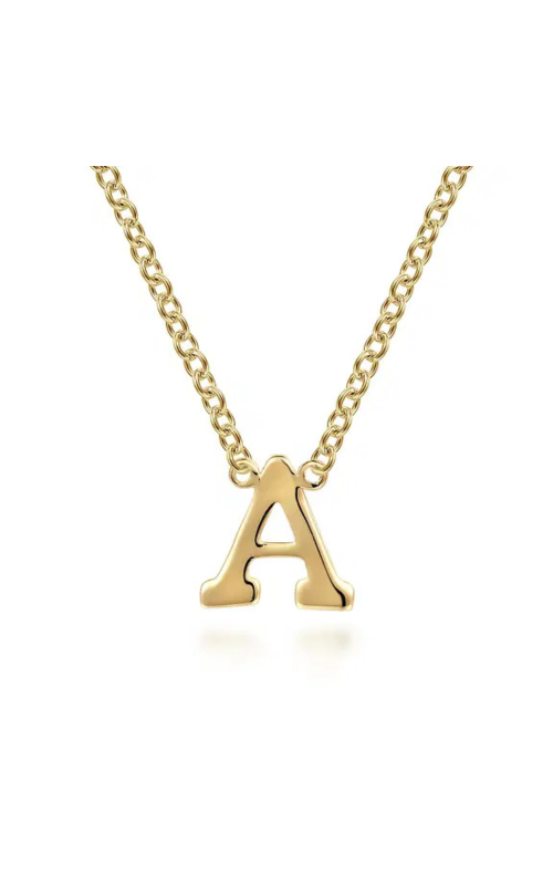 Gabriel & Co. Women's Initial A Pendant Necklace In 14K Yellow Gold