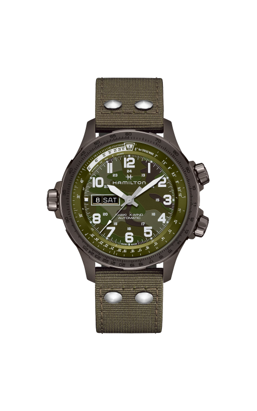 Hamilton Khaki Aviation X-Wind Auto 45MM Watch H77775960