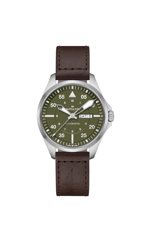 Hamilton Khaki Aviation Pilot Day Date Auto 42MM Watch H64635560