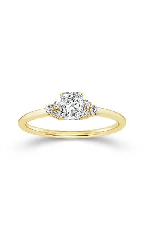 Women's Diamond Engagement Ring Radiant In 10K Yellow Gold