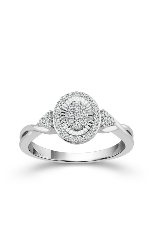 10K White Gold 1/5 CTW. Cluster Diamond Promise Ring 10K White Gold 1/5 CTW. Cluster Diamond Promise Ring