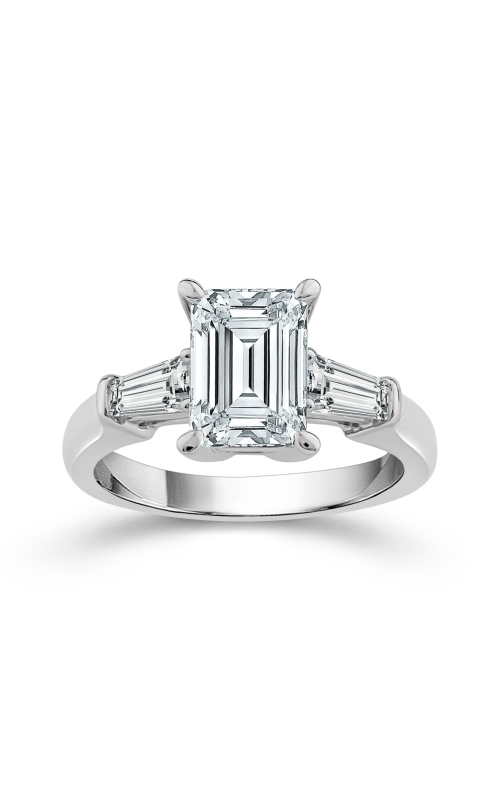 Flashpoint Created Diamond Women's Engagement Set 1 7/8 CTW Emerald Cut in 14K White Gold