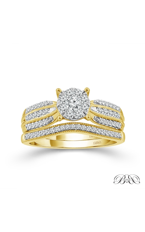 Women's Beautiful Bride Women's Diamond Bridal Set 1/2 CTW in 10K Yellow Gold