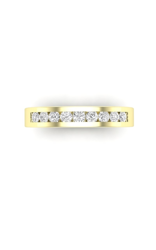 Women's Diamond Anniversary Ring Only You 3/8 CTW Channel in 14K Yellow Gold