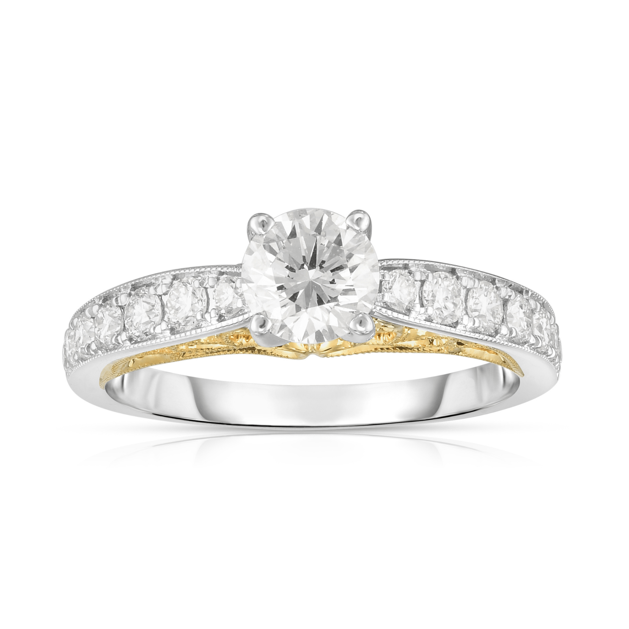 Butterfly Emerald Gemstone Diamond Ring 49351: buy online in