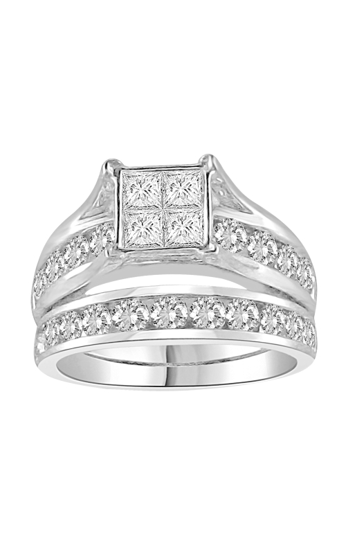 Women's Diamond Quad Engagement Set 1/2 CTW in 10K White Gold