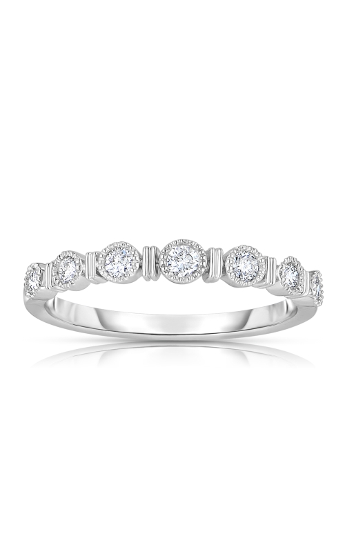Women's Vintage Diamond Wedding Band 1/4 CTW in 14K White Gold