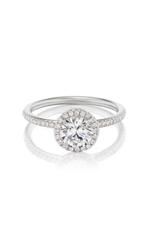 Women's Epic Semi-Mount Halo Engagement Ring 1/5 CTW in 14K White Gold