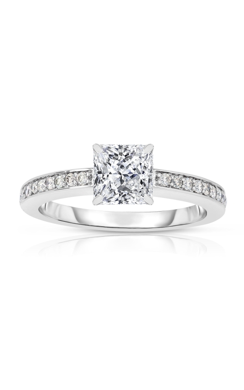 Women's Princess Semi-Mount Sidestones 1/5 CTW in 14K White Gold