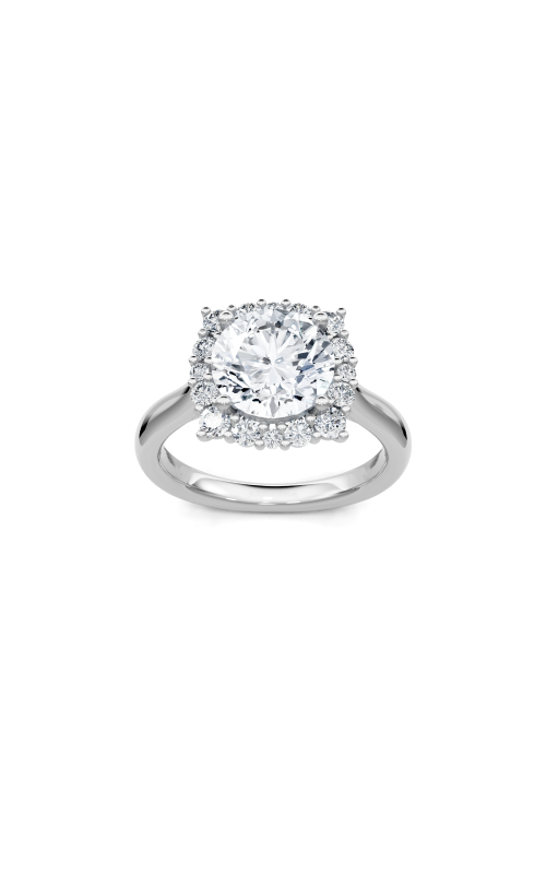 Women's Imagine Bridal Semi-Mount Halo Engagement Ring 3/8 CTW in 14K White Gold