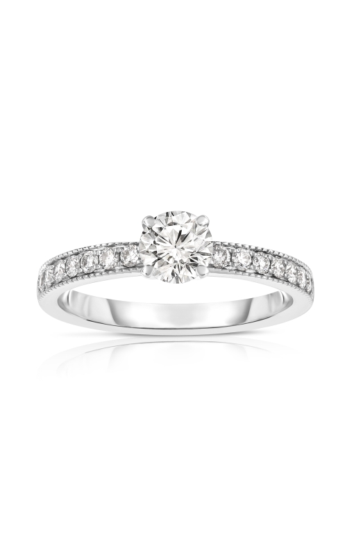 Women's Vintage Diamond Engagement Ring 7/8 CTW in 14K White Gold
