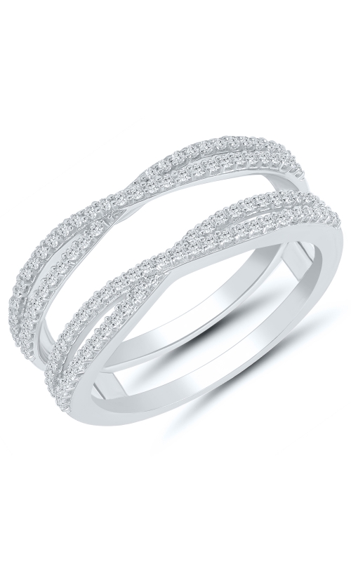 Women's Diamond Twist Wrap 1/3 CTW in 14K White Gold