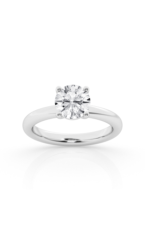 Women's Diamond Round Solitaire Engagement Ring 1 CTW in 14K White Gold