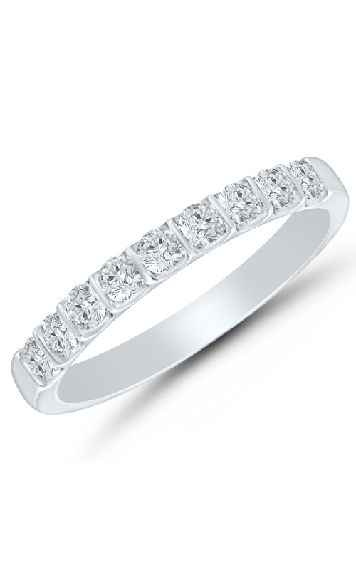 Women's Diamond U-Prong Wedding Band 1/2 CTW in 14K White Gold