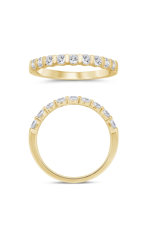Women's Diamond Wedding Band In 14K Yellow Gold