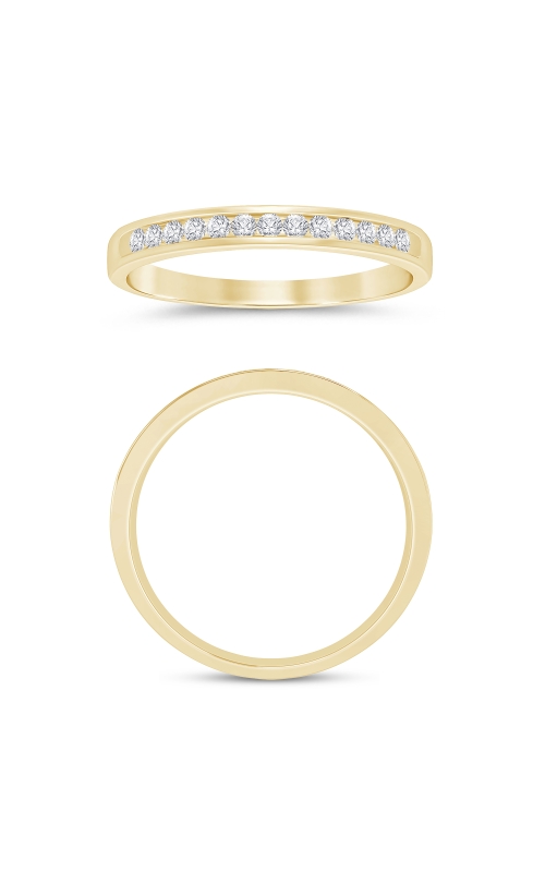 Women's Diamond Wedding Band In 14K Yellow Gold
