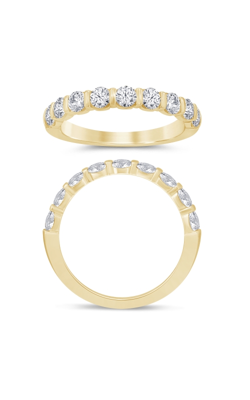 Women's Diamond Wedding Band In 14K Yellow Gold