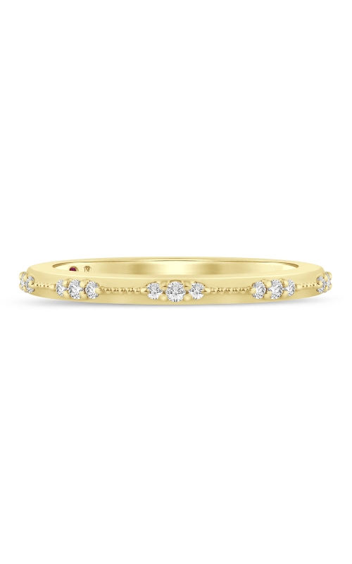 Women's Vintage Diamond Wedding Band 1/10 CTW in 14K Yellow Gold