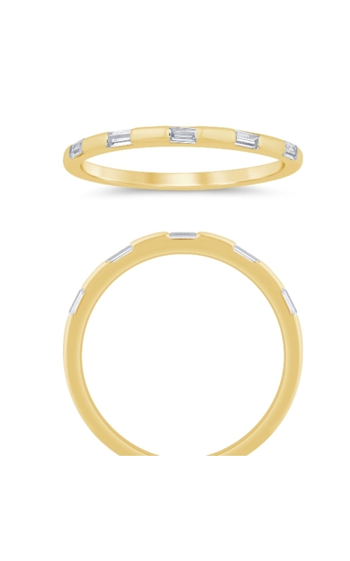 Women's Baguette Stackable Diamond Anniversary Band 1/5 CTW in 14K Yellow Gold