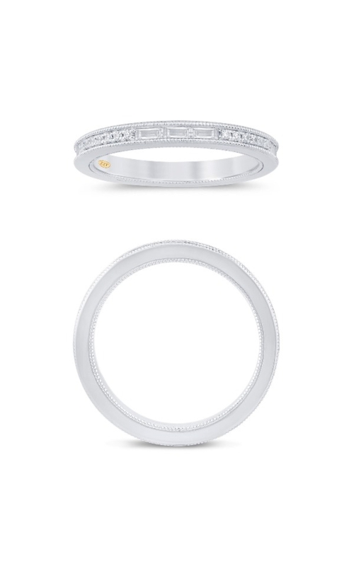 Women's Vintage Eternity Baguette Diamond Wedding Band 5/8 CTW in 14K White Gold
