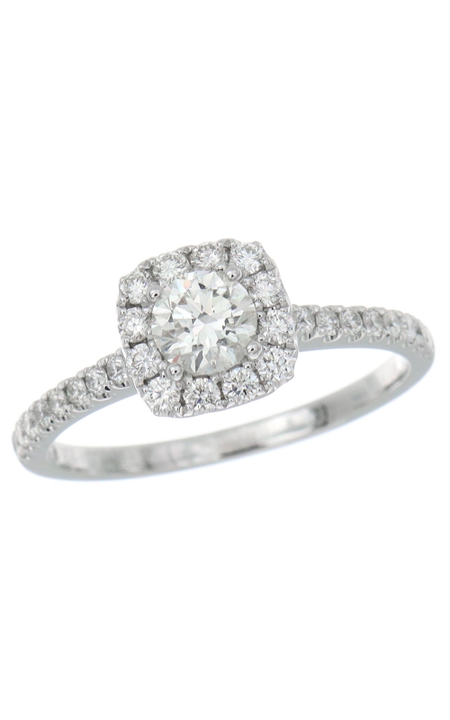LADIES BRIDAL RING SET 1 CT ROUND/PEAR DIAMOND 14K WHITE GOLD(CENTER STONE 1/2) LADIES BRIDAL RING SET 1 CT ROUND/PEAR DIAMOND 14K WHITE GOLD(CENTER STONE 1/2)