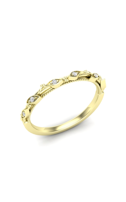Women's Epic Diamond Anniversary 1/20 CTW Floral Vine Band in 14K Yellow Gold