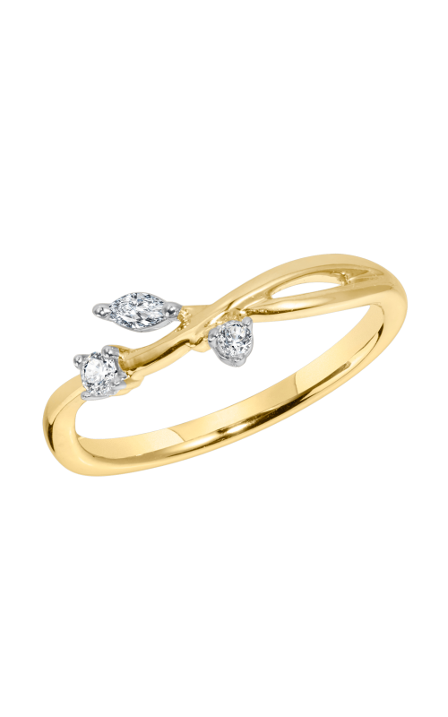 Women's Diamond Vine Ring 1/10 CTW in 10K Yellow Gold