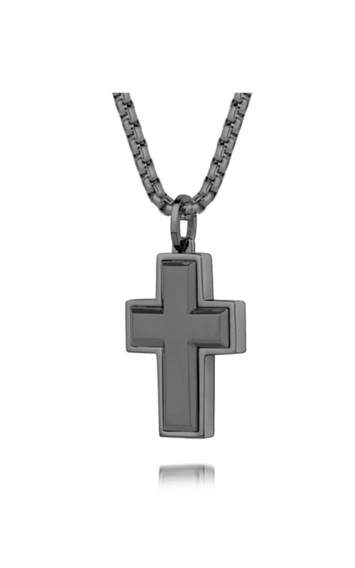 Men's 22 Cross in Gunmetal Stainless Steel