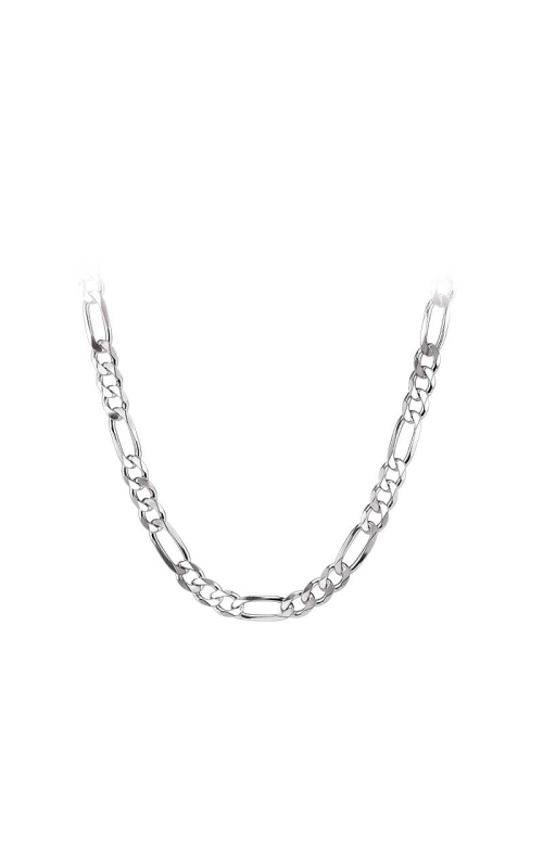 Men's Sterling Silver 6mm Figaro Chain, 22 Inch