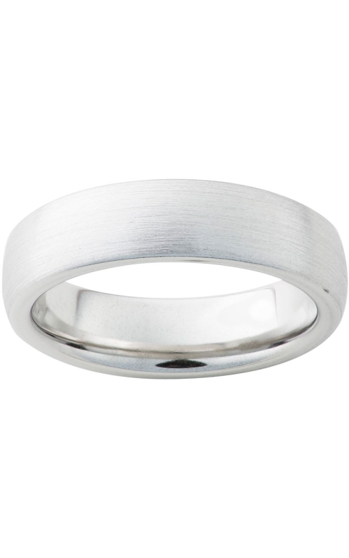 Men's Serinium Satin Finish Domed Band, 6mm