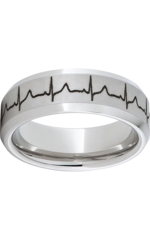 Men's Serinium Heartbeat Band, 8mm
