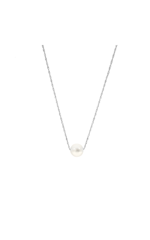9mm Floating Cultured Freshwater Pearl Necklace 14k Yellow Gold 9mm Floating Cultured Freshwater Pearl Necklace 14k Yellow Gold