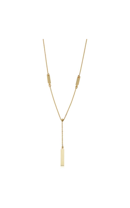Y Bar Pendant in 14K Yellow Gold