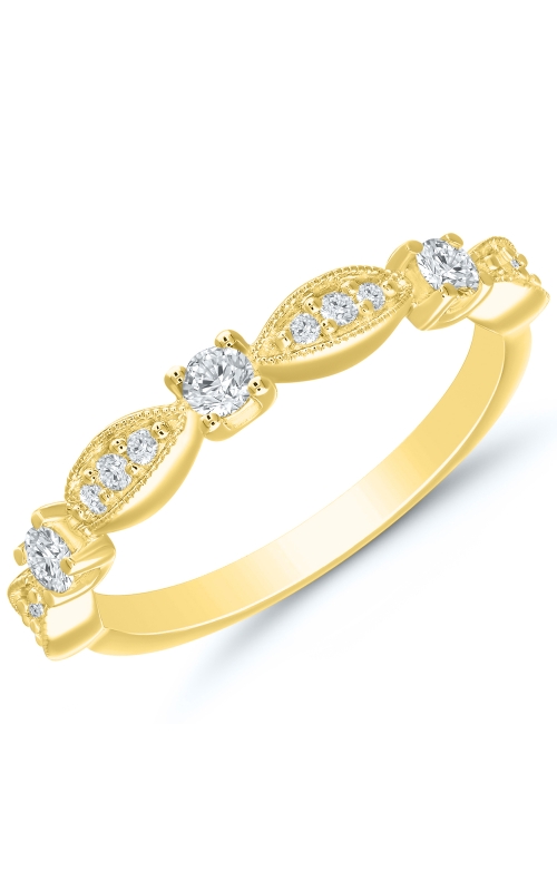 Women's Diamond Anniversary Ring 1/4 CTW in 14K Yellow Gold