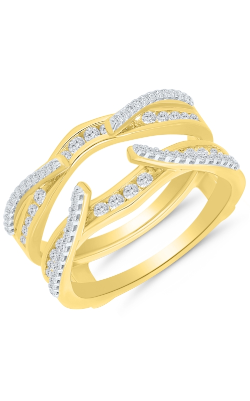 Women's Diamond Wrap Round Stones 1/2 CTW in 14K Yellow Gold