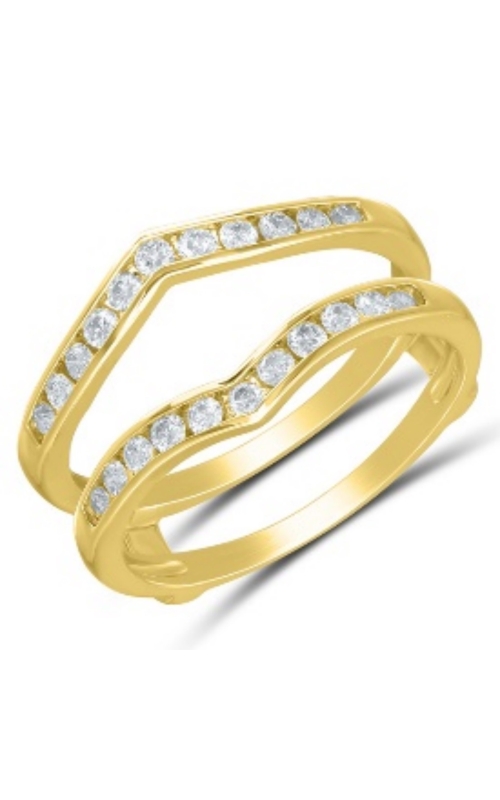 Women's Diamond Channel Wrap 1/2 CTW in 14K Yellow Gold