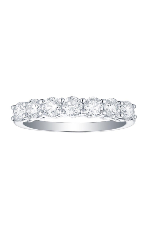 Flashpoint Created Diamond Women's Anniversary Ring 1 CTW in 14K White Gold