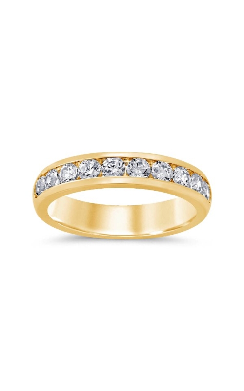 Women's Flashpoint Created Diamond Anniversary Ring 1 CTW in 14K Yellow Gold
