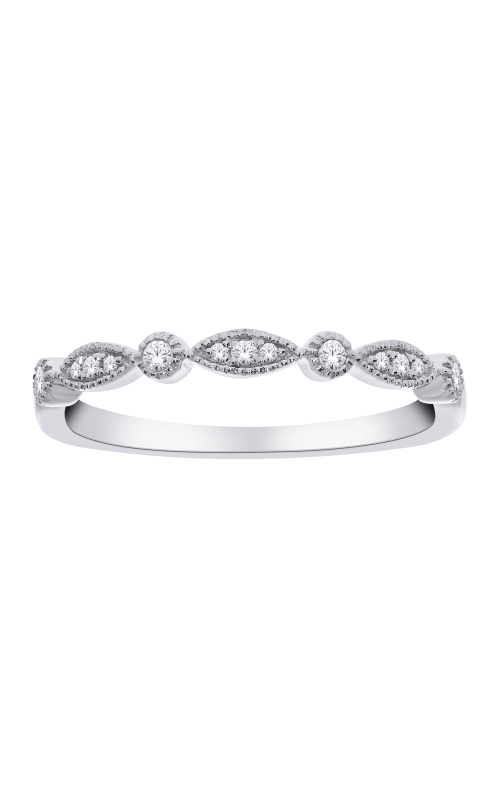 Women's Diamond Ring 1/20 CTW Stackable in 10K White Gold